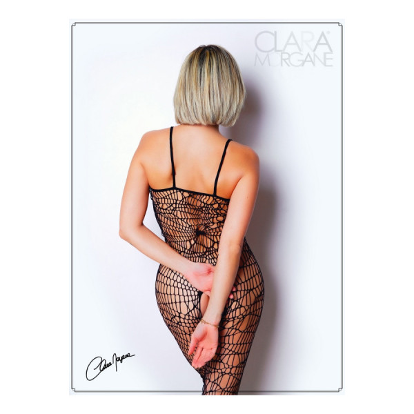 Combinaison en résille aspect toile araignée -  Le Numéro 7 - Collection Bodystocking 
